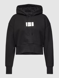 Boxy Fit Hoodie mit Tunnelzug von Calvin Klein Jeans Grau / Schwarz - 33