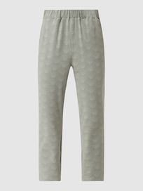 Lounge-Hose mit Allover-Muster von Christian Berg Woman Grün - 19