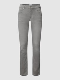 Skinny fit jeans in 5-pocketmodel van Angels Grijs / zwart - 36