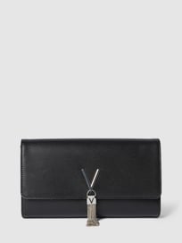 Clutch met structuurmotief in metallic, model 'DIVINA' van VALENTINO BAGS Grijs / zwart - 12