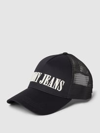 Baseballpet met labelstitching, model 'HERITAGE STADIUM' van Tommy Jeans Grijs / zwart - 31