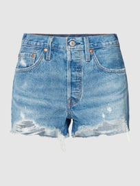 Jeansshorts im Destroyed-Look von Levi's® Blau / Türkis - 5