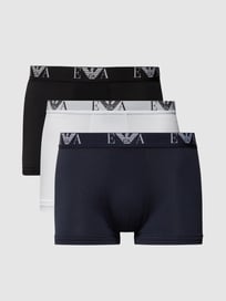 Trunks mit Stretch-Anteil im 3er-Pack von Emporio Armani Blau / Türkis - 29