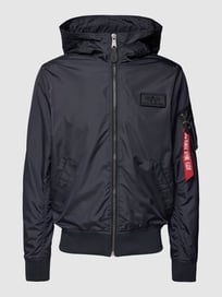 Jack met labeldetails van Alpha Industries Grijs / zwart - 41