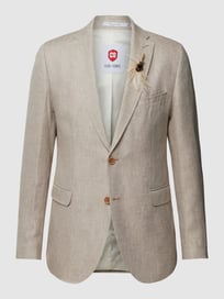 2-knoops colbert met siergarnering, model 'Paul' van CG - Club of Gents Wit - 45