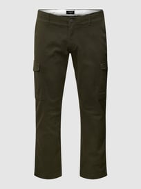 PLUS SIZE Stoffhose mit Cargotaschen von Jack & Jones Plus Grün - 43