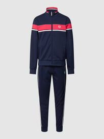 Trainingsanzug mit Kontraststreifen Modell 'DAMARINDO' von SERGIO TACCHINI Blau / Türkis - 18