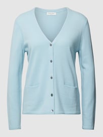 Cardigan aus Kaschmir mit Eingrifftaschen von Christian Berg Woman Blau / Türkis - 19