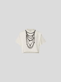 T-Shirt aus reiner Bio-Baumwolle von Paco Rabanne Weiß - 2