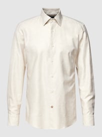 Casual fit zakelijk overhemd met kentkraag, model 'kent' van BOSS Wit - 7