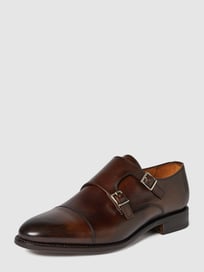 Double Monk Straps aus Leder von Berwick Braun - 41