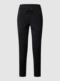 Easy Pants mit Reißverschlusstaschen  von MAC Grau / Schwarz - 13