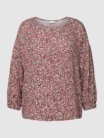 Blouse met 3/4-mouwen van s.Oliver BLACK LABEL Rood - 20