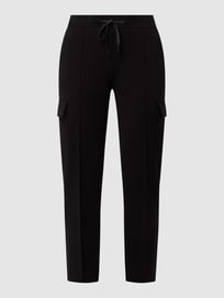 Relaxed Fit Jogpants mit Cargotaschen Modell 'Mara' von Rosner Grau / Schwarz - 15