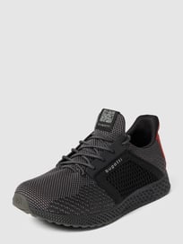 Sneaker mit Kontrasteinsatz Modell 'Java II' von bugatti Grau / Schwarz - 24