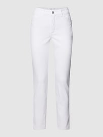Slim Fit Jeans mit 5-Pocket-Design Modell 'DREAM SUMMER' von MAC Weiß - 46