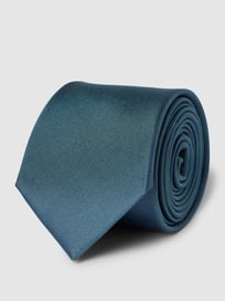 Krawatte aus reiner Seide (6 cm) von Monti Blau / Türkis - 7