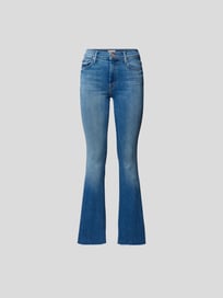 Flared Fit Jeans mit Kontrastnähten von Mother Blau / Türkis - 33