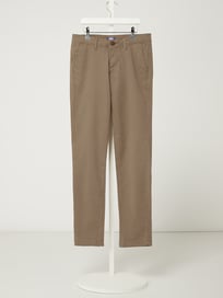 Slim Fit Chino mit Stretch-Anteil Modell 'Marco' von Jack & Jones Weiß - 10