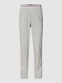 Pyjamabroek met galonstrepen van Tommy Hilfiger Grijs / zwart - 45