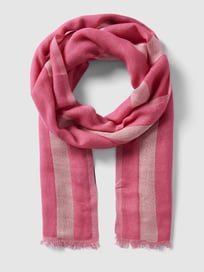 Sjaal met all-over print, model 'WOVEN' van Codello Roze - 16