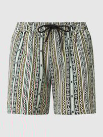 Shorts mit Allover-Muster Modell 'Howie' von Redefined Rebel Grün - 33