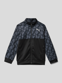 Sweatjacke mit grafischem Muster von Puma Grau / Schwarz - 20