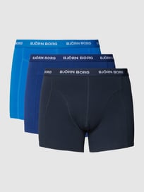 Trunks im 3er-Pack Modell 'SOLIDS' von Björn Borg Blau / Türkis - 8