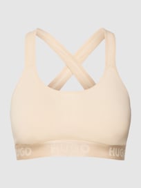 Bustier mit Logo-Bund von HUGO Weiß - 30