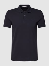 Poloshirt mit Logo-Stitching Modell 'Darios' von Tiger Of Sweden Blau / Türkis - 36