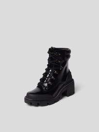 Bikerboots mit Blockabsatz von Tory Burch Grau / Schwarz - 21