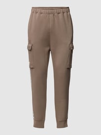 Sweatpants met cargozakken, model 'REPEAT FLC CARGO' van Nike Groen - 22