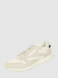 Sneakers van suède en textiel, model 'Classic Leather Unisex' van Reebok Wit - 39