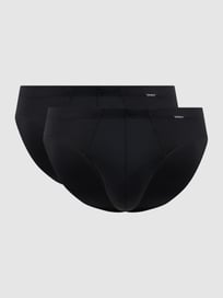 Slip aus Mikrofaser im 2er-Pack von Skiny Grau / Schwarz - 13