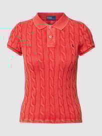 Poloshirt mit Zopfmuster Modell 'POLO' von Polo Ralph Lauren Rot - 20