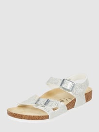 Sandalen mit Glitter-Effekt Modell 'Rio' von Birkenstock Weiß - 32