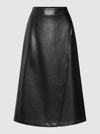 Midirok in leerlook van ARMANI EXCHANGE Grijs / zwart - 16