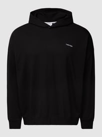 PLUS SIZE Hoodie mit Label-Stitching von Calvin Klein Underwear Plus Grau / Schwarz - 31
