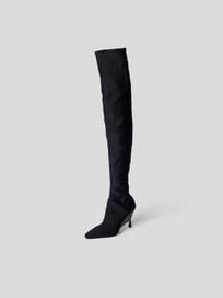 Overknees mit Trichterabsatz von Gia Borghini Grau / Schwarz - 2