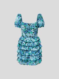 Minikleid im Stufen-Look von ROTATE BIRGER CHRISTENSEN Blau / Türkis - 15