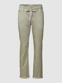 Skinny Fit Jeans mit Stretch-Anteil von Christian Berg Woman Grün - 11