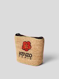 Umhängetasche aus Bast von Kenzo Grau / Schwarz - 5