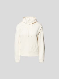 Hoodie mit Label-Stitching von Lala Berlin Weiß - 1