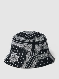 Bucket Hat mit Allover-Muster von KARL KANI Grau / Schwarz - 34