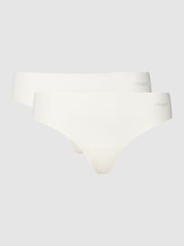 Slip im unifarbenen Design Modell 'ZERO MICROFIBRE 2.0' von Sloggi Weiß - 23