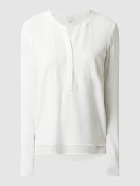 Blusenshirt aus Krepp  von Milano Italy Weiß - 21