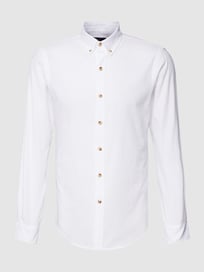 Slim Fit Freizeithemd mit Button-Down-Kragen von Polo Ralph Lauren Weiß - 45