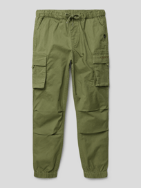 Cargohose mit Label-Stitching von Quiksilver Grün - 23