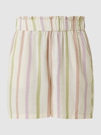 Shorts aus Viskose von Tom Tailor Denim Weiß - 47