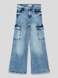 Jeans mit Cargotaschen von Blue Effect Blau / Türkis - 47